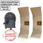 30 Saco Descartável Para Aspirador De Pó Philco Ph 10l