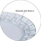 36 Pratos Médios Plástico Transparente Eventos Servir Lanches