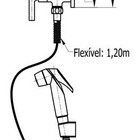 3983 C70 - Ducha Higiênica Com Desviador P/caixa Acoplada Pra