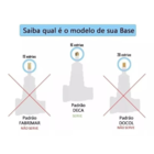 3 Acabamento De Registro Quadrado Abs Preto Fosco Padrão Deca