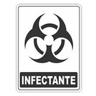 3 Adesivo Lixo Infectante Transparente