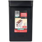 3 Arquivos Estreitos Com Furações 42x16,5x27cm Ordene Pretos