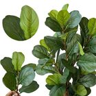 3 Árvores Realistas 120cm Artificiais Planta Grande Ficus Lyr