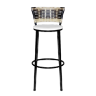 3 Banquetas Alta Para Cozinha Ratan Hawai Cappuccino Premium