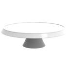 3 Boleiras Brancas Para Confeitarias Hotéis Porta Tortas 28cm