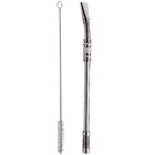 3 Bombas De 21cm Tererê Chimarrão Aço Inox Anel Bojo Mola