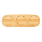 3 Bowls Com Bandeja De Bambu 31cmx10cmx7cm - Lyor