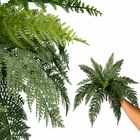 3 Buquês De Samambaia Verde Artificial 50x40 Para Decoração D