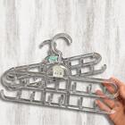 3 Cabides De Cintos 13 Ganchos Cada Organizador Múltiplo Clos