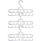 3 Cabides De Cintos 13 Ganchos Cada Organizador Múltiplo Clos