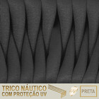 3 Cadeiras Atenas Tricô Náutico E Alumínio Com Proteção Uv Pa