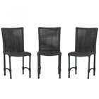 3 Cadeiras Corda Náutica Cannes Em Alumínio Com Pintura Eletr