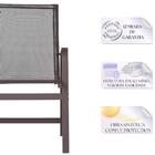 3 Cadeiras De Area Em Aluminio E Tela Sling Clássic E 1 Mesa