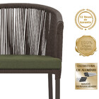 3 Cadeiras De Jantar Área Noronha Em Alumínio Com Pintura Mar