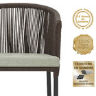 3 Cadeiras De Jantar Área Noronha Em Alumínio Com Pintura Pre