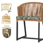 3 Cadeiras De Jantar Área Noronha Em Alumínio Com Pintura Pre