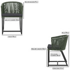 3 Cadeiras De Jantar Área Noronha Em Alumínio Com Pintura Pre