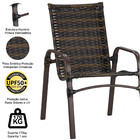 3 Cadeiras Emily Em Alumínio Com Pintura Eletrostática Trama