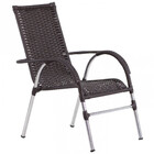 3 Cadeiras Vênus E Mesa Garden Área Externa Trama