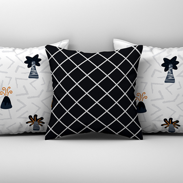 3 Capas De Almofada 45cm Decoração Cama Sofá Infantil