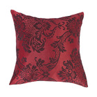 3 Capas De Almofada Casa Dona Jacquard Vermelho