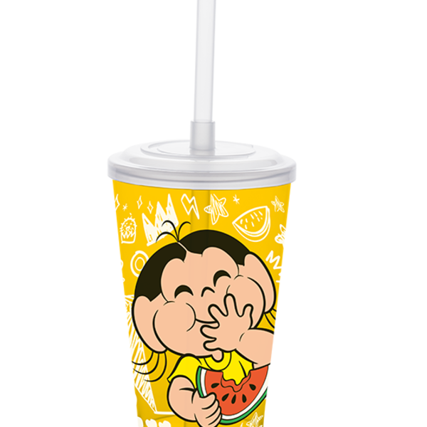 3 Copo Infantil 500 Ml - Turma Da Mônica