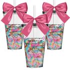 3 Copos Convite Personalizados Para Daminha - Convite Especial