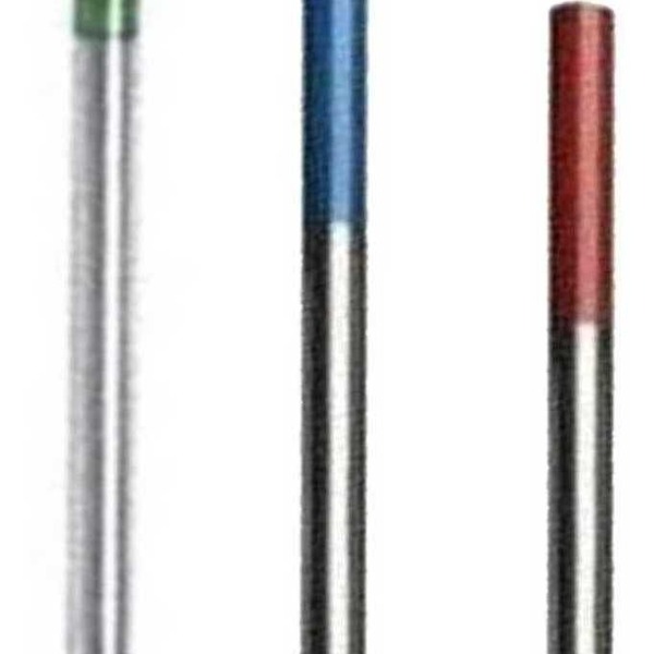 3 Eletrodo De Tungstênio Ponta Azul 3,2mm + 1un Tungstênio Po
