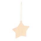 3 Enfeites Woodart Para Árvore De Natal Dourado