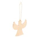 3 Enfeites Woodart Para Árvore De Natal Dourado