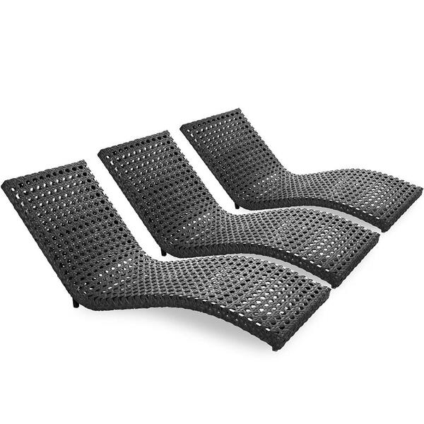 3 Espreguiçadeira Bogotá Para Piscina, Área, Lazer Em Alumini