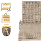 3 Espreguiçadeiras Catar E 3 Mesas Garden Corda Náutica Cor F