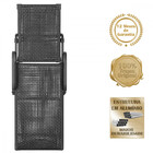 3 Espreguiçadeiras Catar E 3 Mesas Garden Corda Náutica Cor P