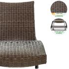 3 Espreguiçadeiras Piscina Bona Praia Verao Varanda Pedra Fer