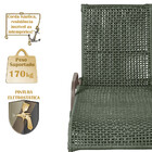 3 Espreguiçadeiras Reclinavel Catar Marrom Corda Nautica Tram