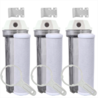 3 Filtros Carvão Ativado Completo Remove Cloro 3 Estágios Tra