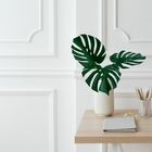 3 Hastes De Costela De Adão Artificial Com Folhagem Verde Vib