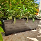 3 Jardineiras de Chão 40cm P/ Plantas E Hortas Terracota