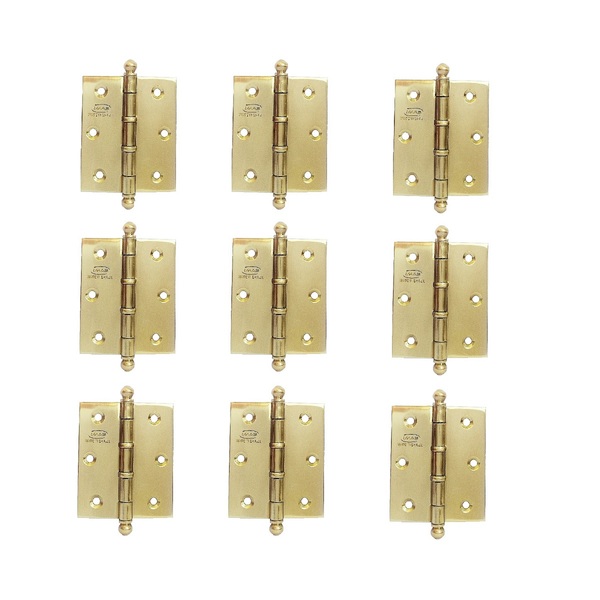 3 Jogos De Dobradiça Para Porta Dourada Brilho Oa Anel Imab 3