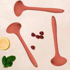 3 Kit De Conchas Silicone Cozinha Sopa Caldo Feijão Ou Terrac