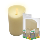 3 Luminária Vela Led 12,5cm Efeito Chama Quente Decor Taschib