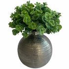 3 Pacotes De Mini Eucalipto Artificial - 6 Hastes Por Mini Bu