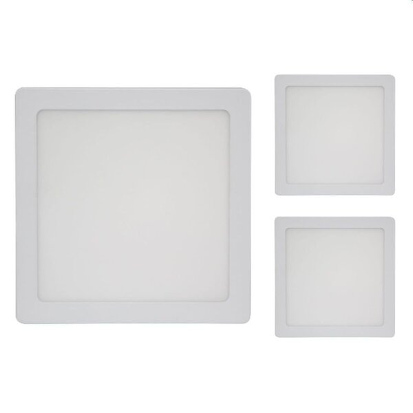 3 Painel De Led Blumenau Quadrado De Sobrepor 32w Bivolt 4100