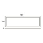 3 Painel De Led Blumenau Slim Retangular De Embutir 40w Bivol