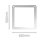 3 Painel De Led Save Energy Quadrado De Embutir 45w Alto Irc