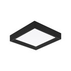 3 Painel De Led Stella Quadrado Deep De Sobrepor Recuado 22w