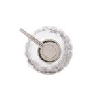 3 Peças Para Banheiro Lyor Diamante Cinza E Prata