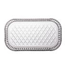 3 Peças Para Banheiro Lyor Diamante Cinza E Prata