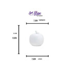 3 Peças Wolff Birds De Porcelana Para Café Branco