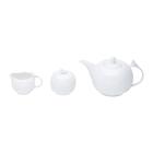 3 Peças Wolff Birds De Porcelana Para Café Branco